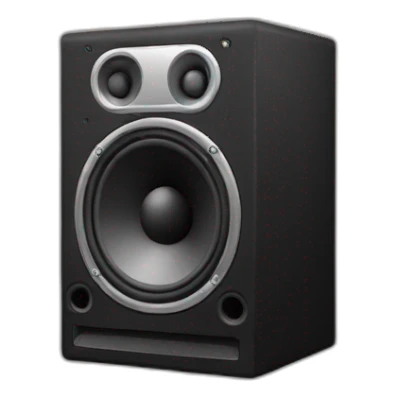 lower volume music speaker sticker