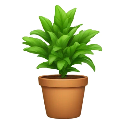 Pot plant sticker