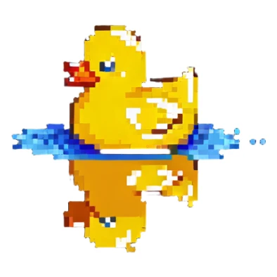 rubber duck toy sticker