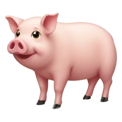 pig in the country  sticker