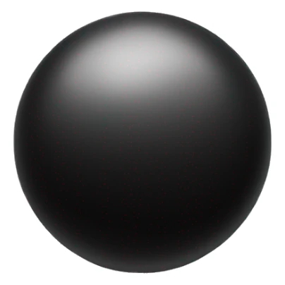 black color gradient ball sticker