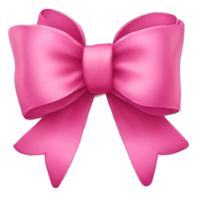 cute christmas pink bow sticker