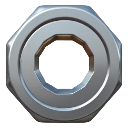 1 hex nut sticker