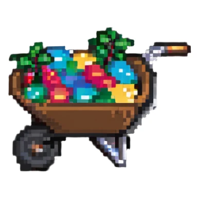 simple wheelbarrow sticker