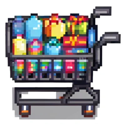 shopping cart sticker