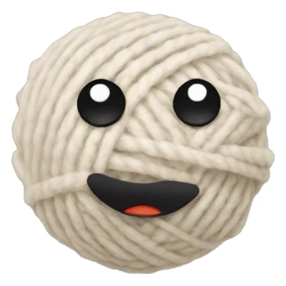 wool ball sticker