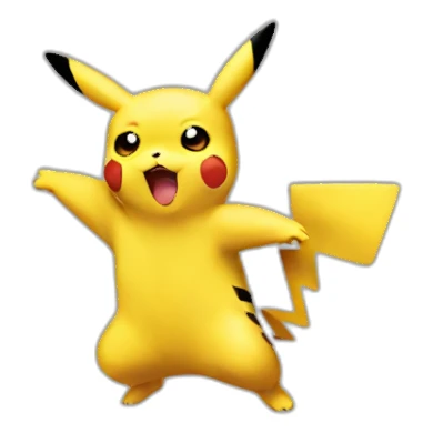 pikachu attack sticker