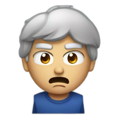 an angry man using Jira sticker