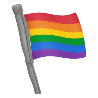 Motile with pride flag sticker