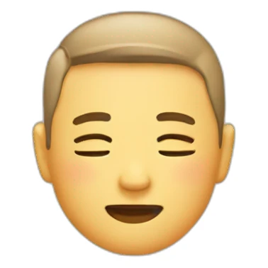 head massage emoji sticker