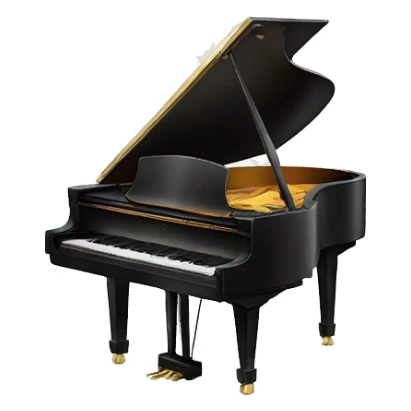 Grand piano sticker