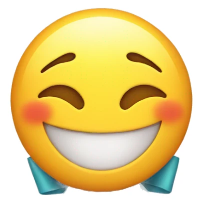 Smile with ribbon sticker