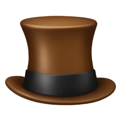 Poop with a top hat sticker