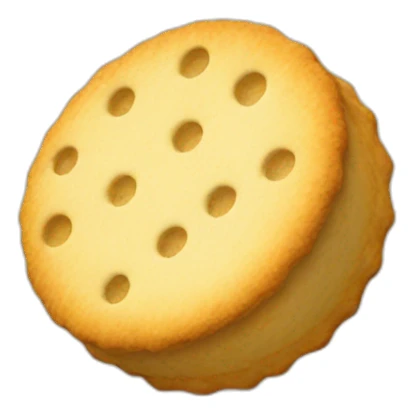 round cracker sticker