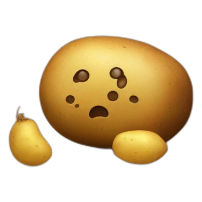 Lucashenco and potato  sticker