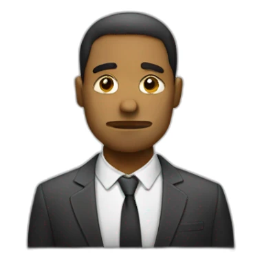 Sad bussiness man sticker