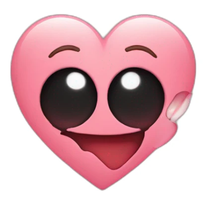 Heart with fingers sticker