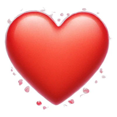 A heart made of bubbles  sticker