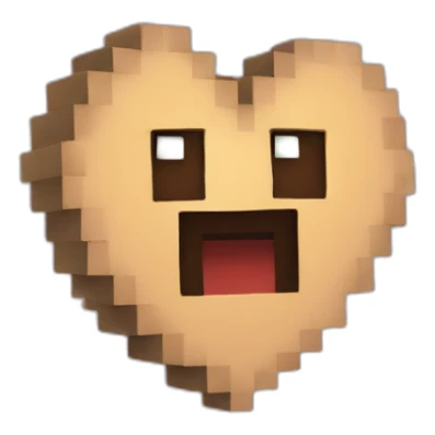 Heart Minecraft sticker