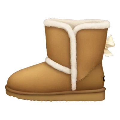 uggs with bows sticker