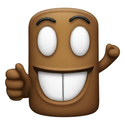 Emoji with two thumbs up sticker