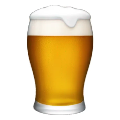 golden penny with a beer icon inside it sticker