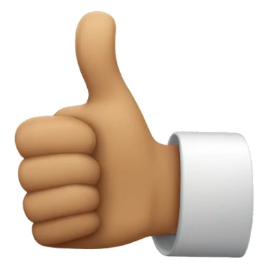 thumbs up and thank you sticker