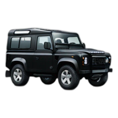 thenew landrover defender black sticker