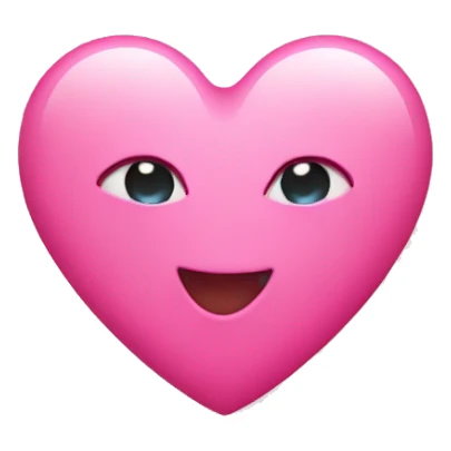 pink heart sticker
