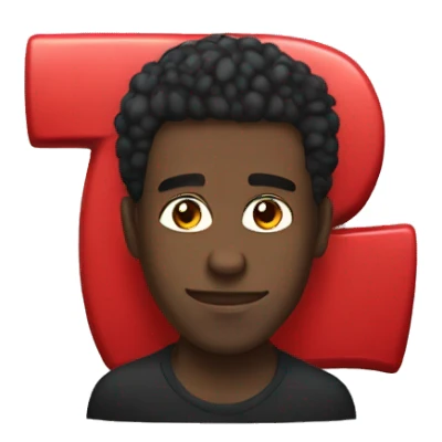 Black guy hanging out of hellcat  sticker