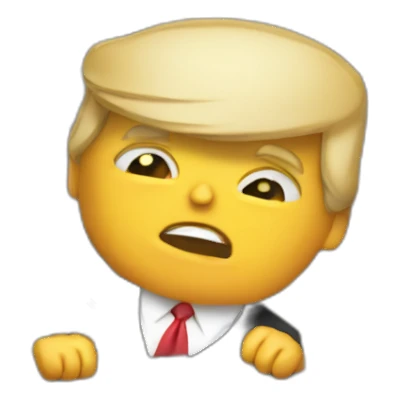 Trump building a wall sticker