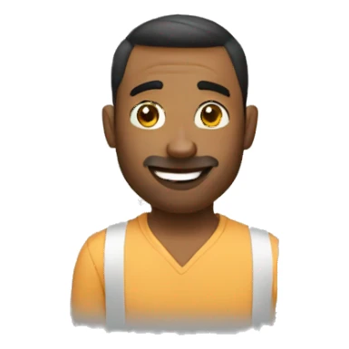 good morning man sticker