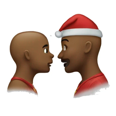 ￼ Christmas kiss  sticker