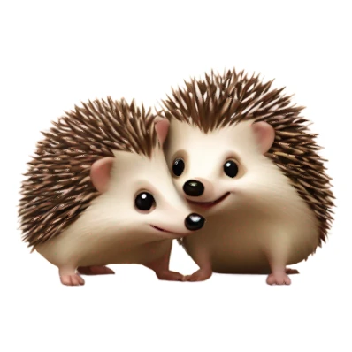 hedgehogs in love drina beer  sticker