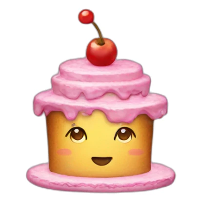 cake hat sticker