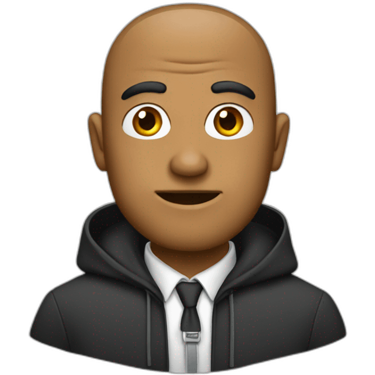 Hooded principal emoji