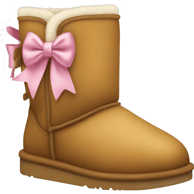 Uggs with a bow  emoji