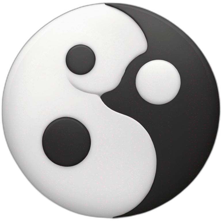 yin and yang emoji