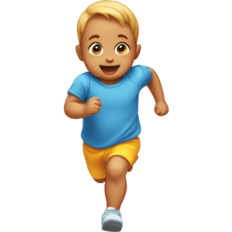 baby running emoji