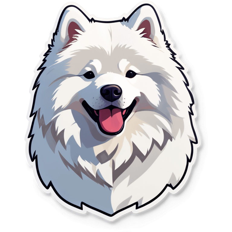 Samoyed dog emoji