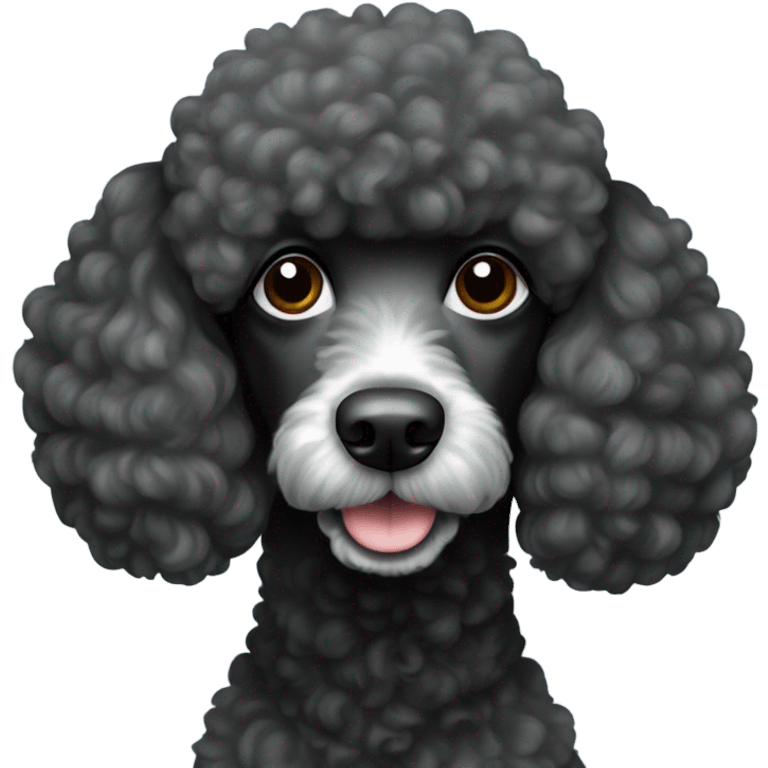  poodle black emoji