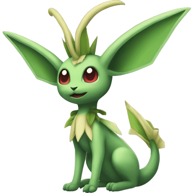 Leafeon-Flygon-Tropius full body emoji