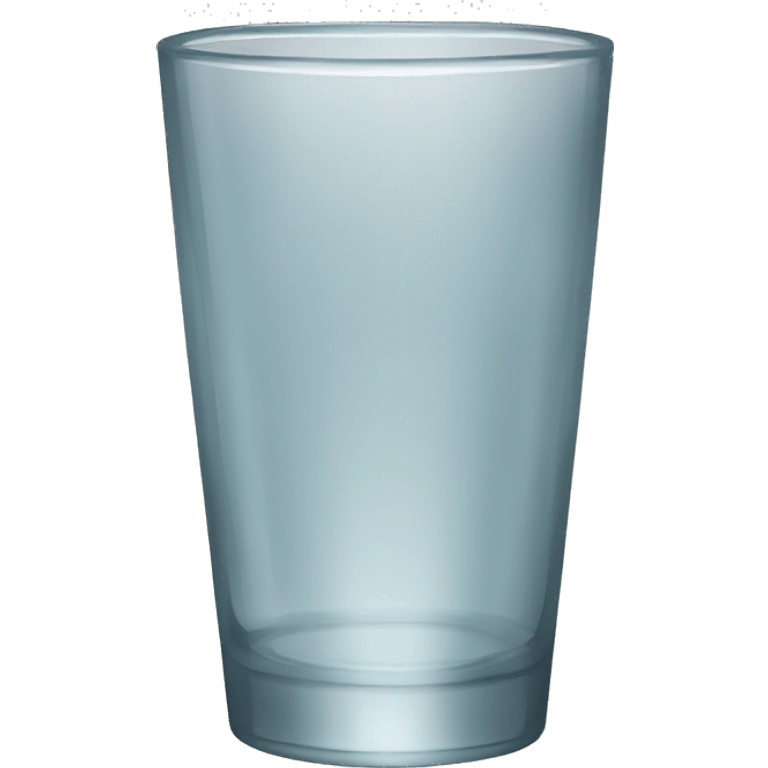 Empty glass emoji