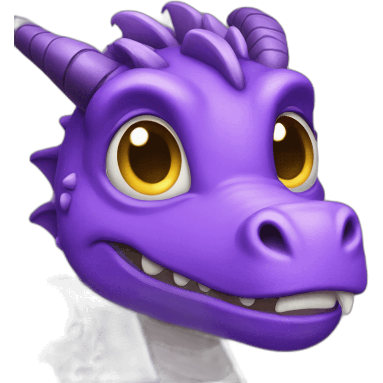 violet dragon emoji