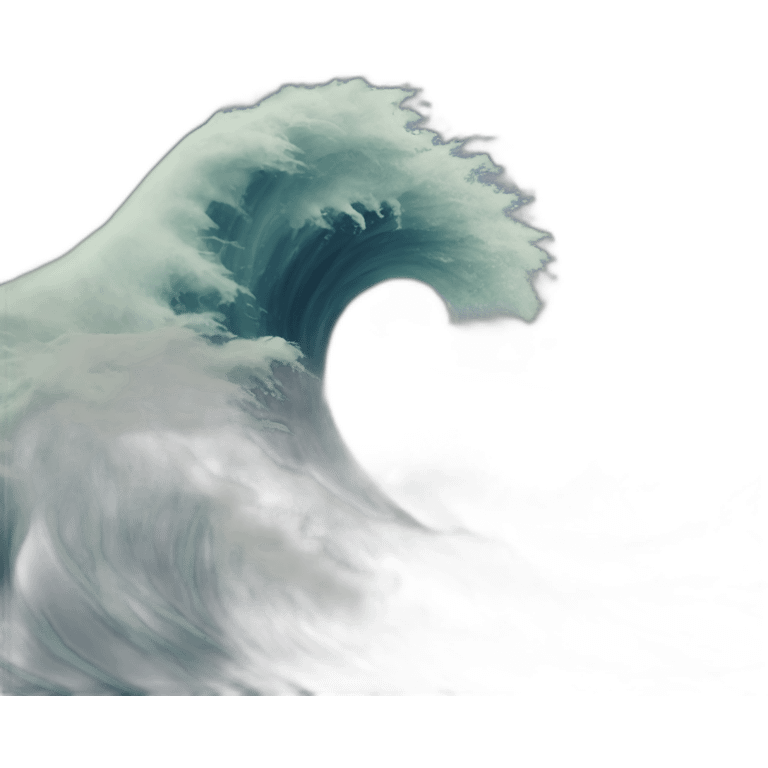 tsunami emoji