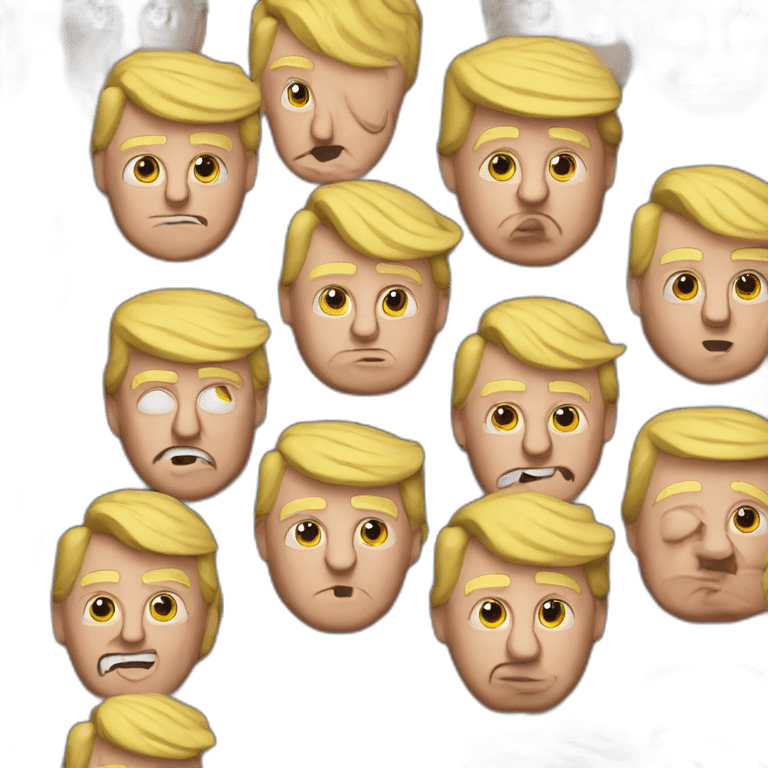 Donald trump en colere emoji