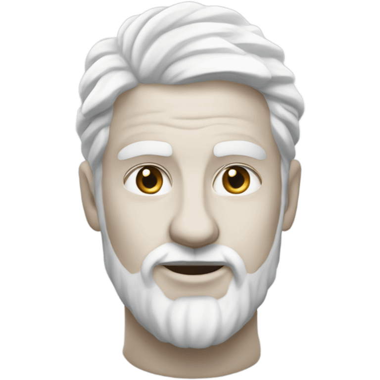 White Cadeuceus detailed emoji