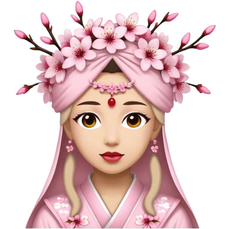 Cherry Blossom Headdress emoji