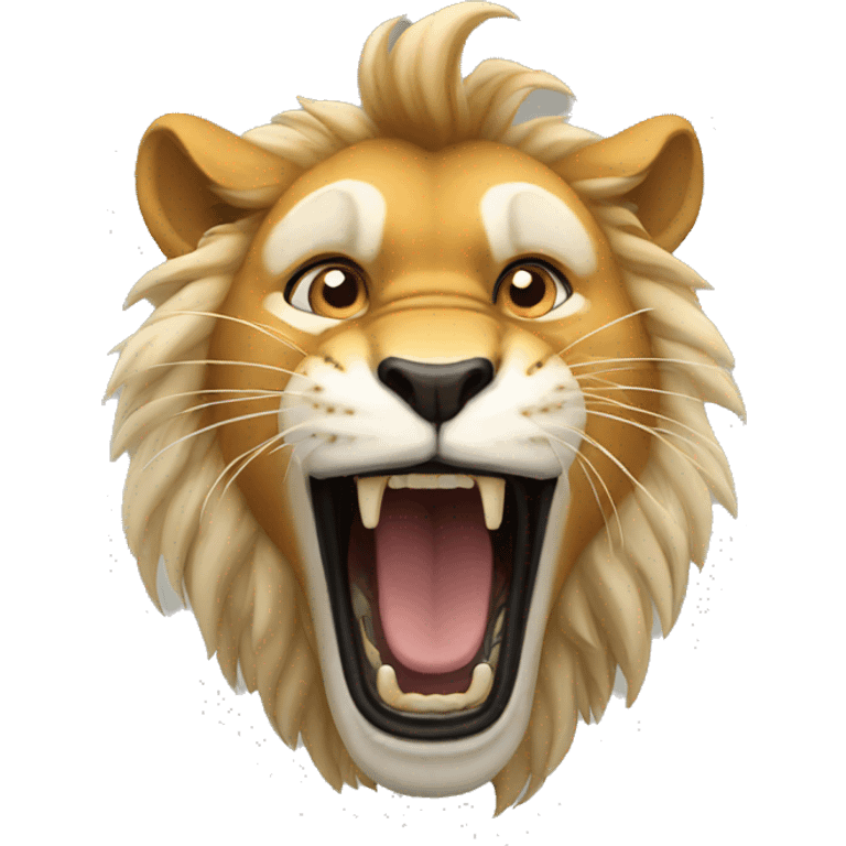 Roaring loin emoji