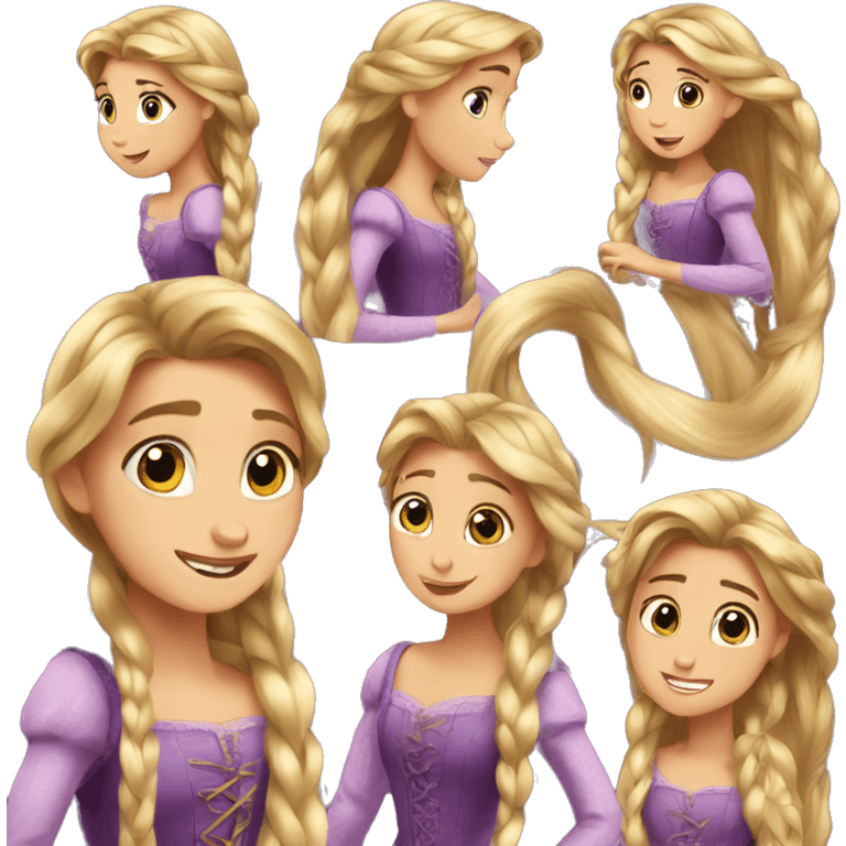 rapunzel oh emoji